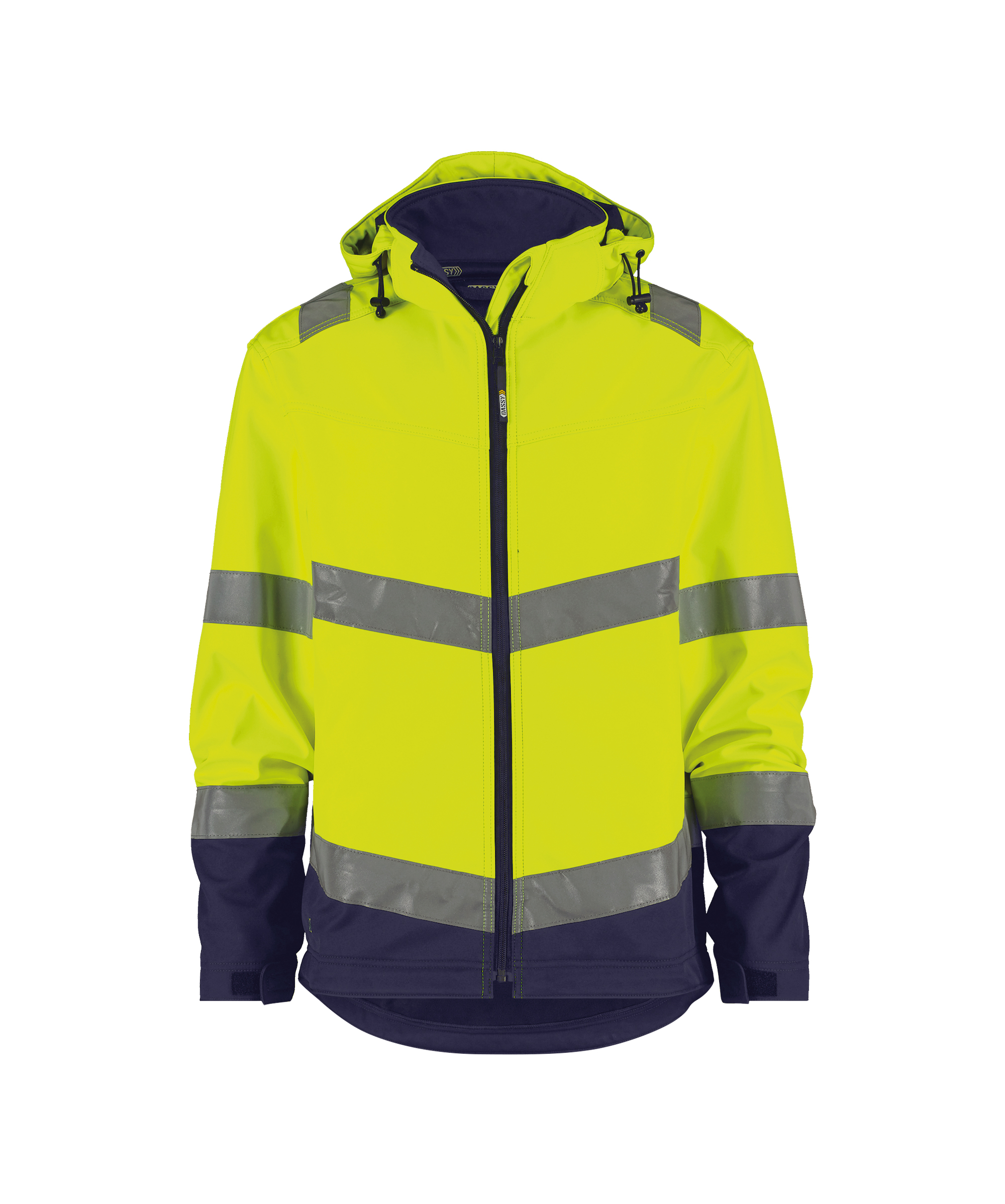 DASSY® Malaga - Hogezichtbaarheidssoftshelljas
