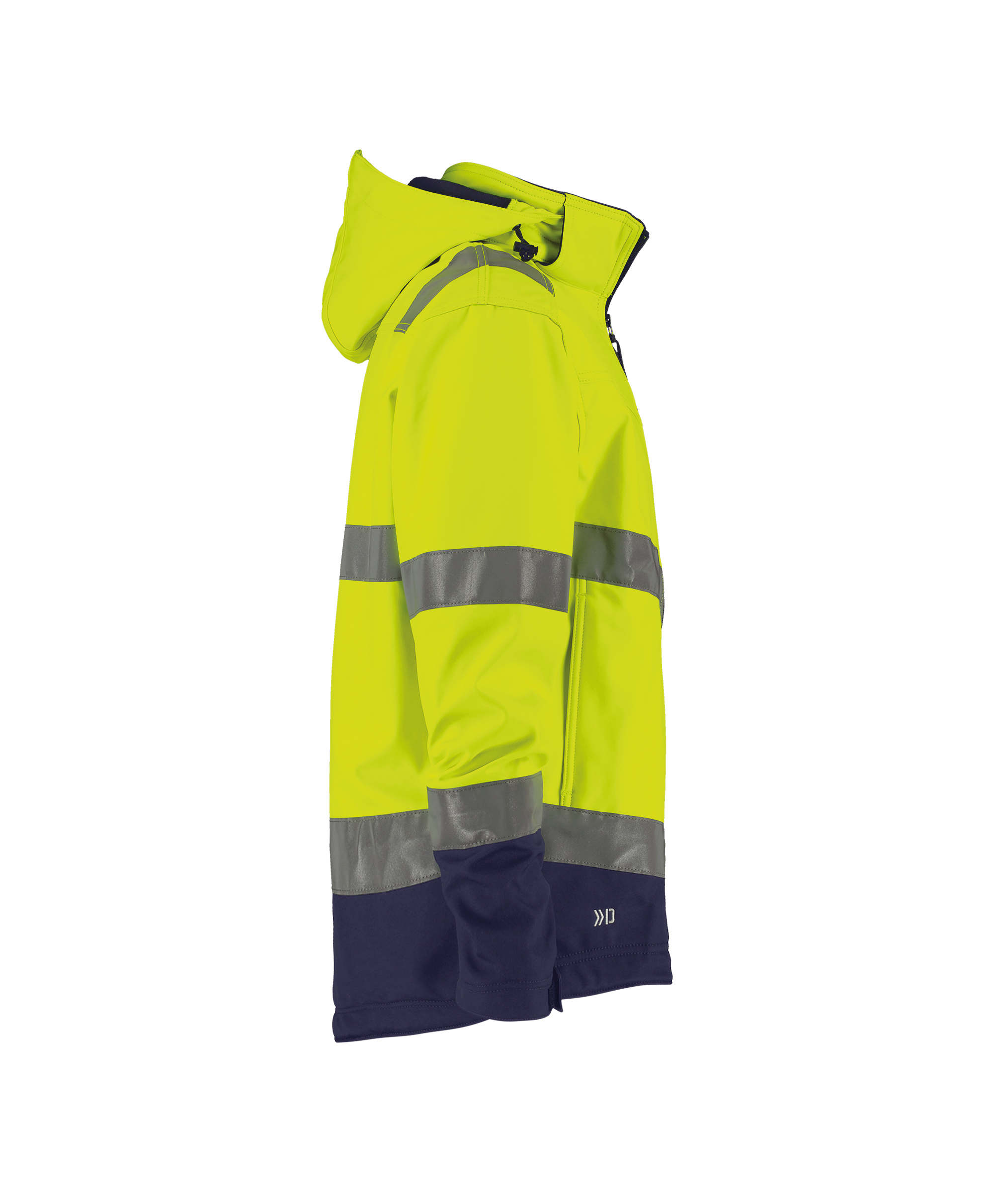 DASSY® Malaga - Hogezichtbaarheidssoftshelljas - Afbeelding 3