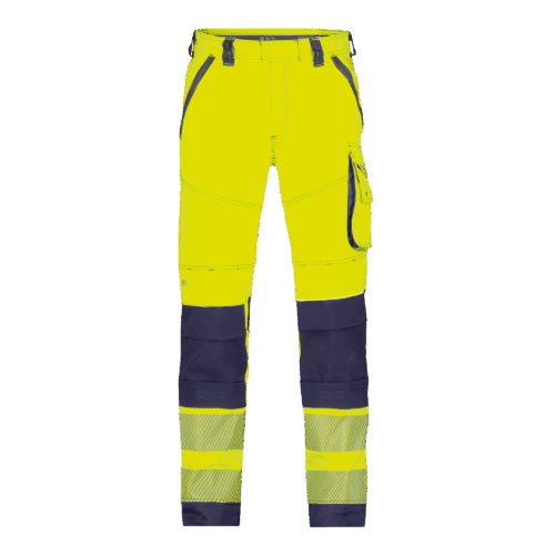 DASSY® Aruba - Stretch hogezichtbaarheidsbroek met kniezakken