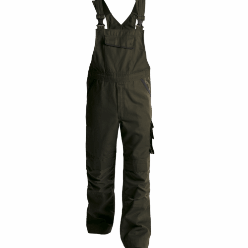 DASSY® Bolt - Canvas bretelbroek met kniezakken