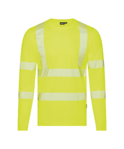 DASSY® Carterville - Hogezichtbaarheids-uv-T-shirt met lange mouwen