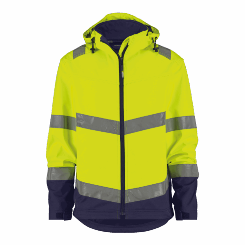 DASSY® Malaga - Hogezichtbaarheidssoftshelljas