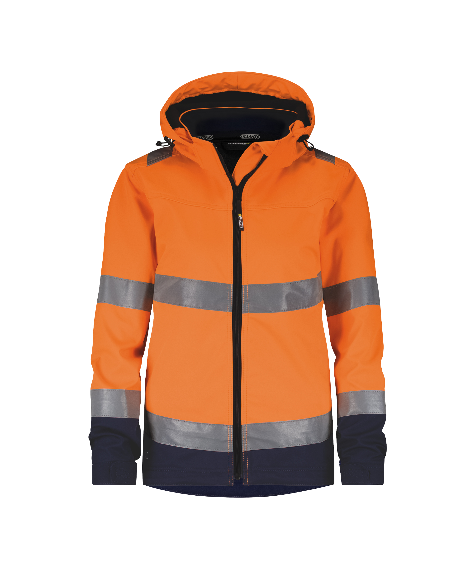 DASSY® Malaga Women - Hogezichtbaarheidssoftshelljas voor dames - Afbeelding 7