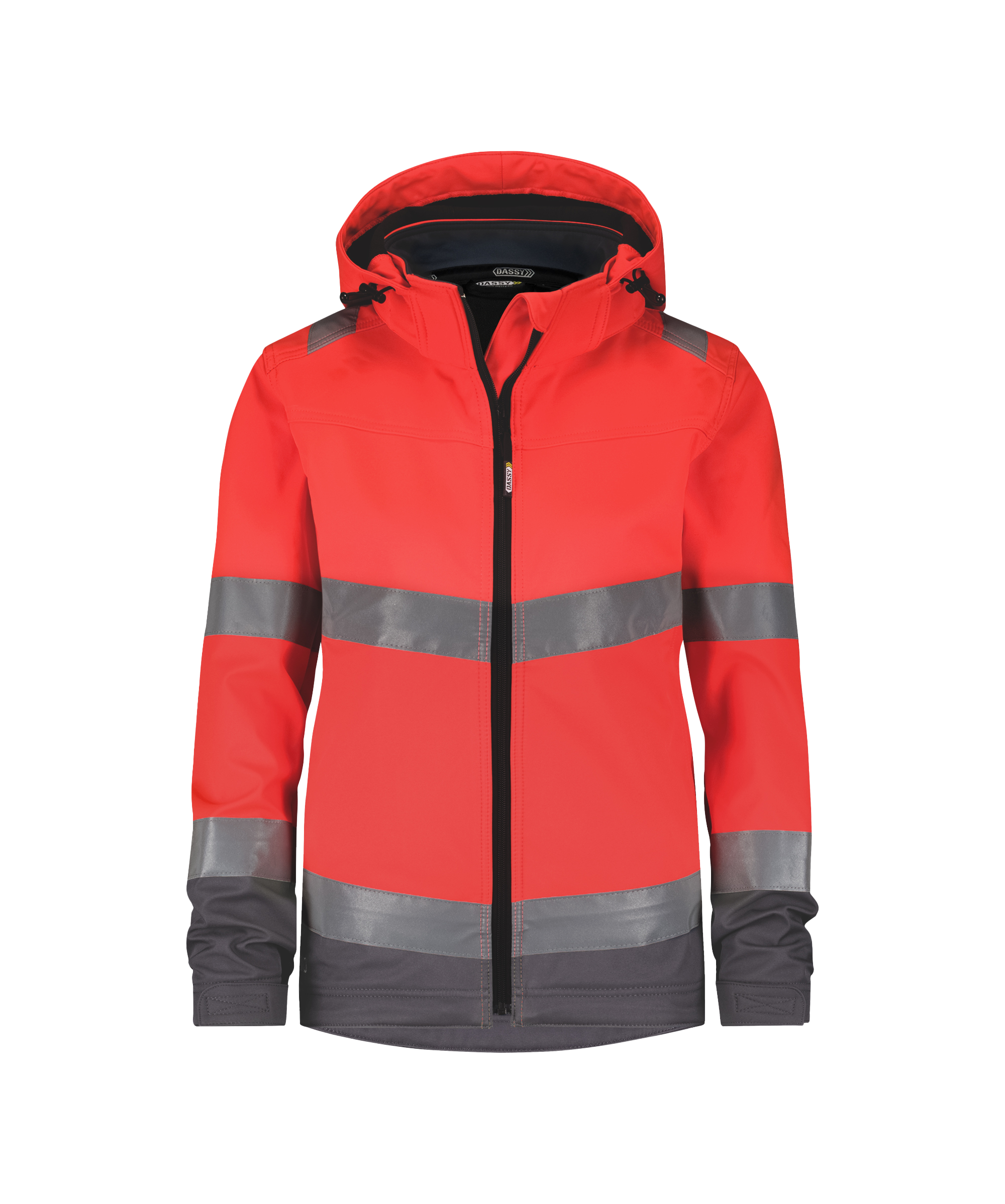 DASSY® Malaga Women - Hogezichtbaarheidssoftshelljas voor dames - Afbeelding 10