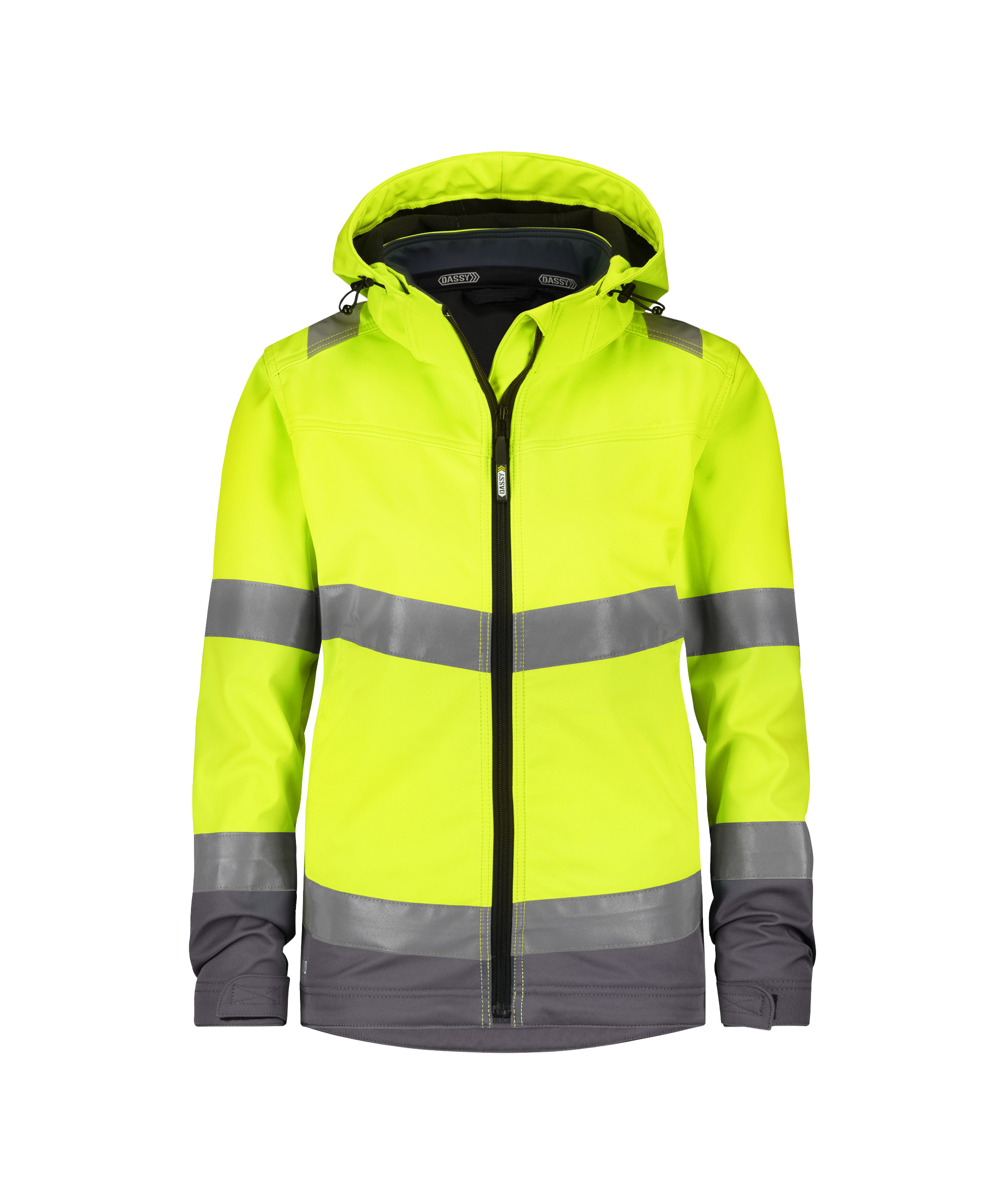 DASSY® Malaga Women - Hogezichtbaarheidssoftshelljas voor dames - Afbeelding 4