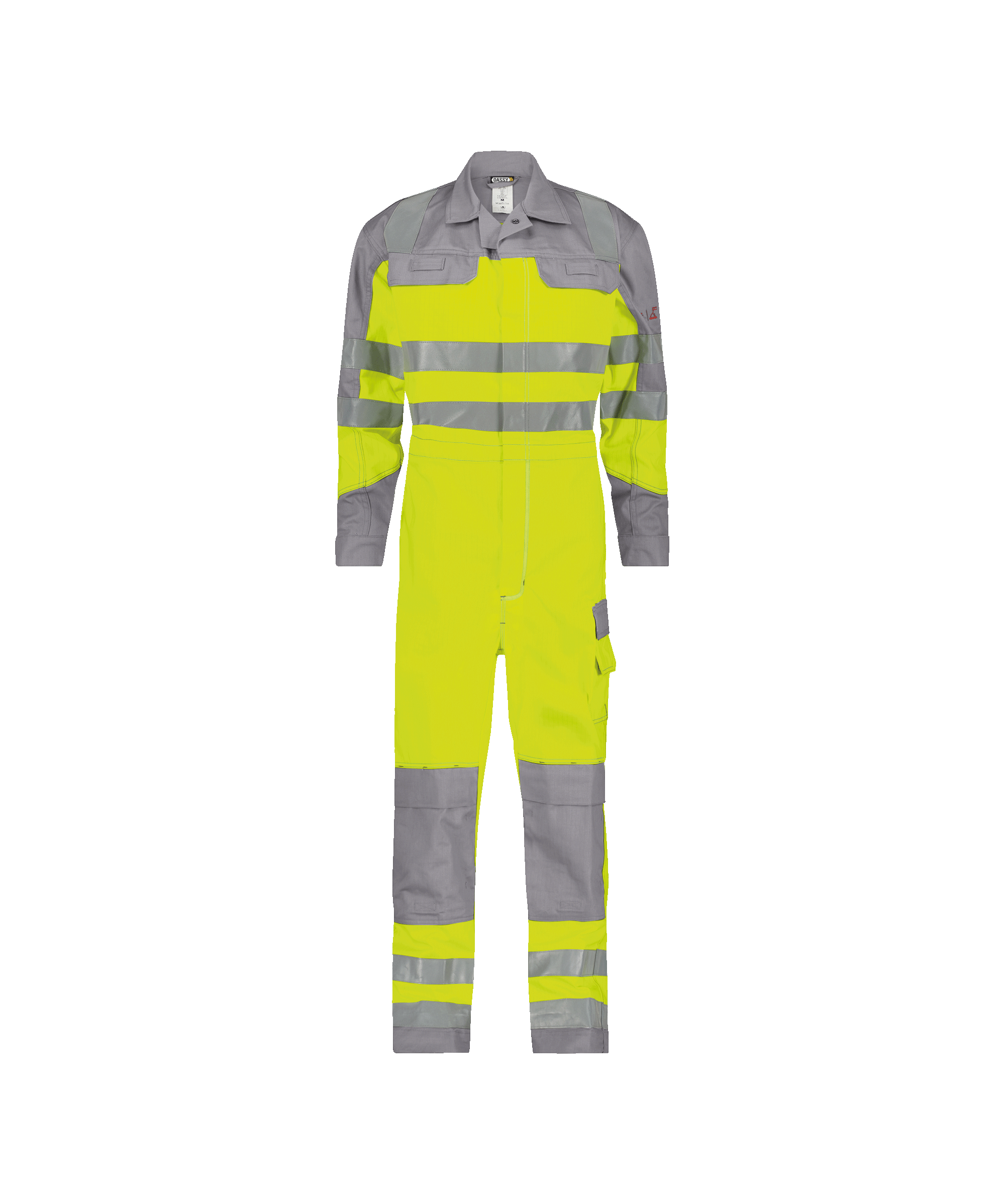 DASSY® Spencer - Multinorm hogezichtbaarheidsoverall met kniezakken