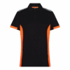 ZWART/FLUO-ORANJE